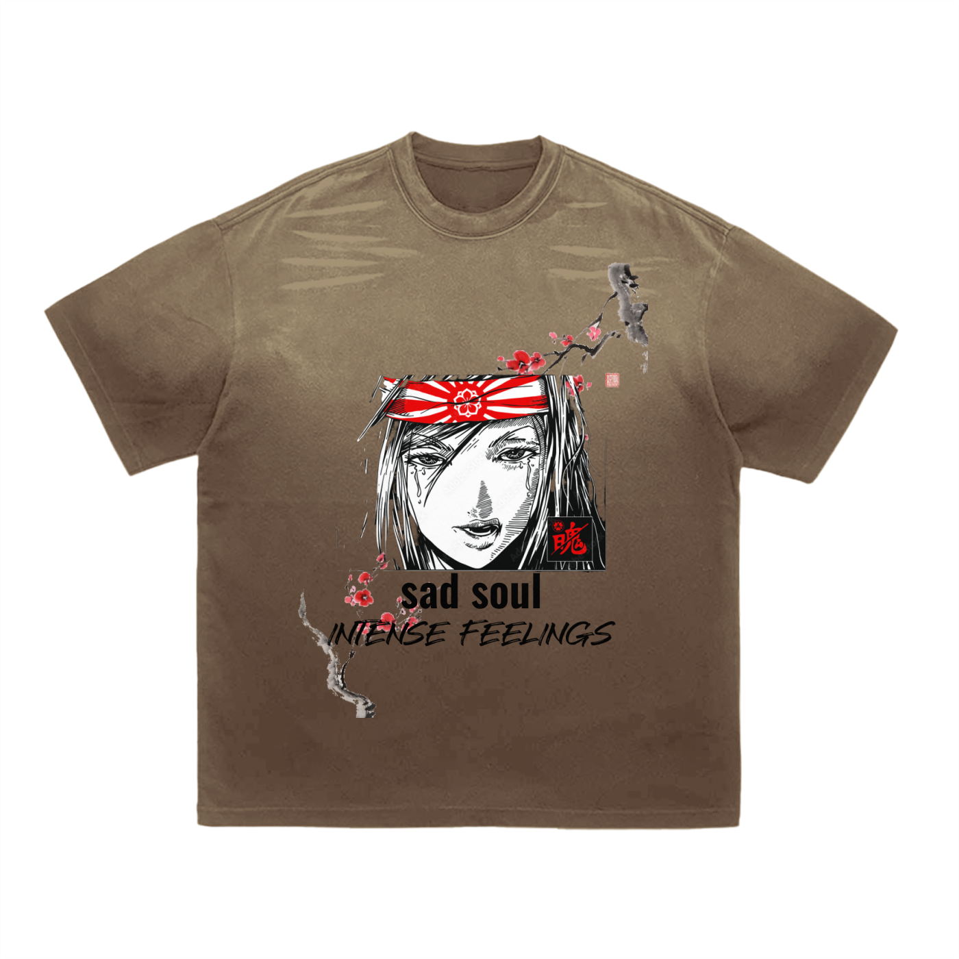 Tiger Stripe Gradient Washed T-Shirt